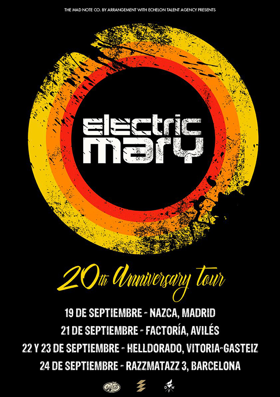 Gira 20 aniversario de Electric Mary y nuevo disco, The Dealer