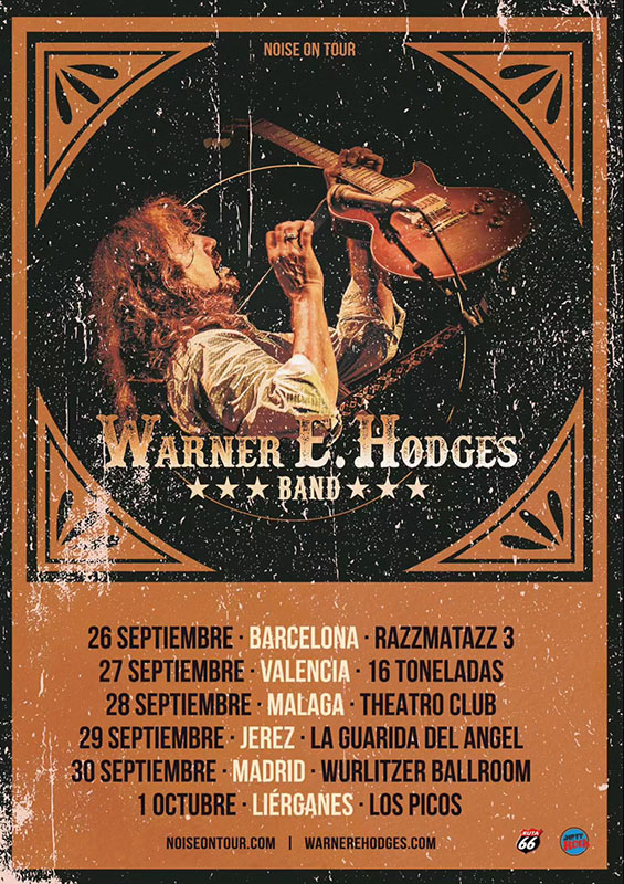 Warner E. Hodges Band gira septoembre 2023