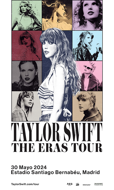 Taylor Swift actuará en el Estadio Santiago Bernabéu el 30 de mayo