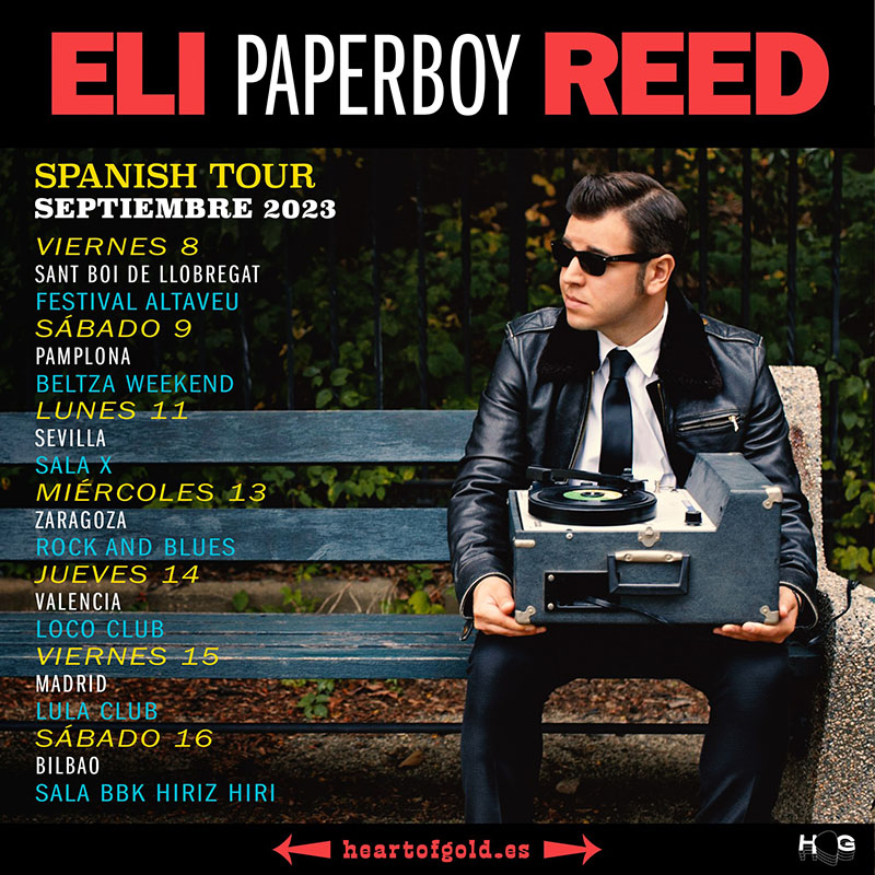 Gira de Eli Paperboy Reed para presentar Hits And Misses