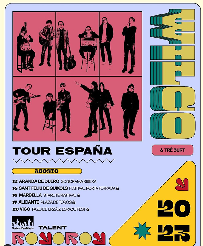 Wilco gira España 2023 tour