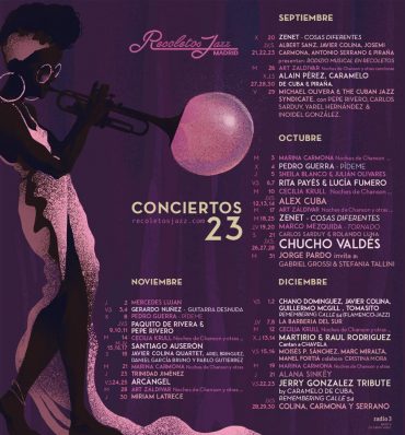 Recoletos Jazz Madrid Programación 2023