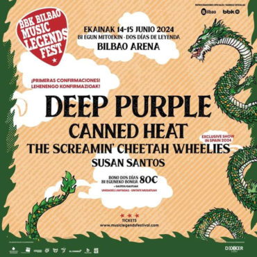 BBK Bilbao Music Legends Fest anunca sus primeros nombres para 2024 Deep Purple , Canned Heat, The Screamin' Cheetah Wheelies y Susan Santos