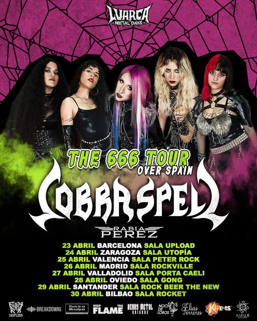 Cobra Spell "The 666 Tour" España 2024