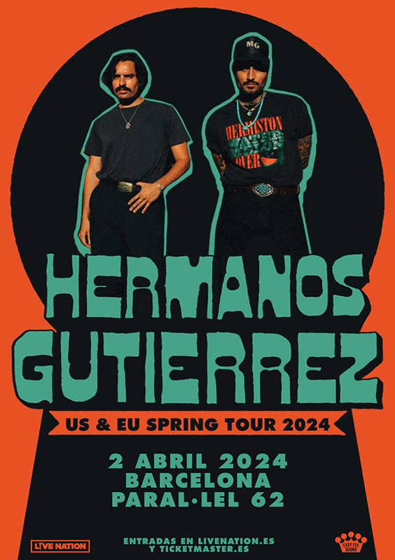 Hermanos Gutiérrez en Barcelona en abril 2024
