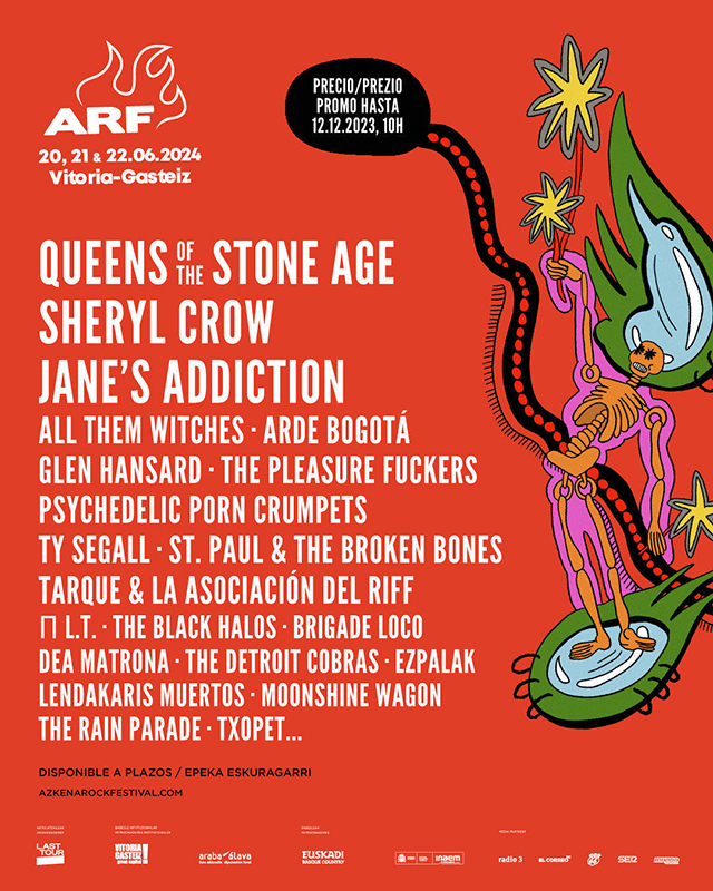 Jane’s Addiction, nuevo cabeza de cartel del Azkena Rock Festival 2024