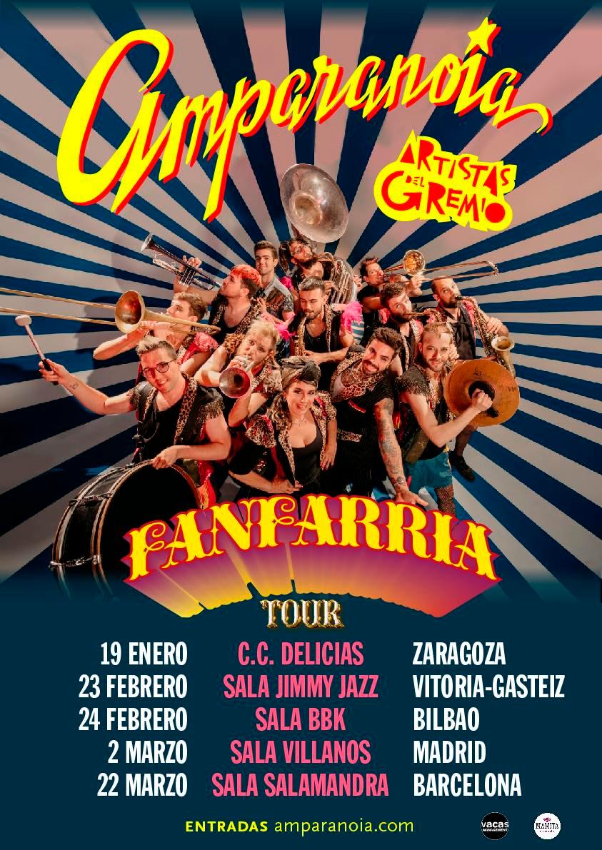 Amparanoia Artistas Del Gremio "Fanfarria Tour"