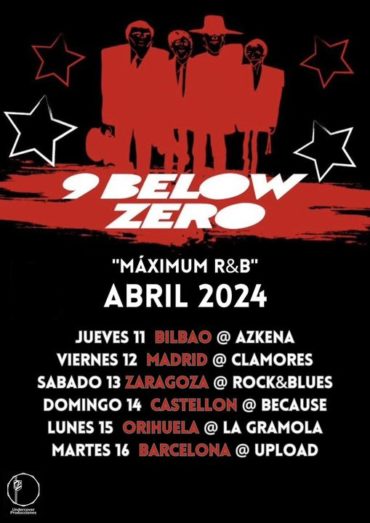 Nine Bellow Zero Gira España 2024