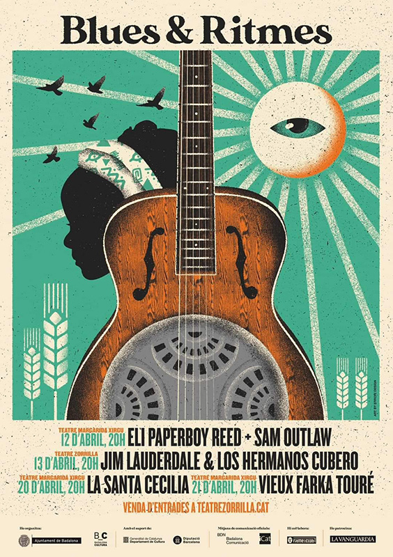 Blues i Ritmes presenta a Jim Lauderdale y Los Hermanos Cubero, Sam Outlaw, La Santa Cecilia, Eli Paperboy Reed, y Vieux Farka Touré