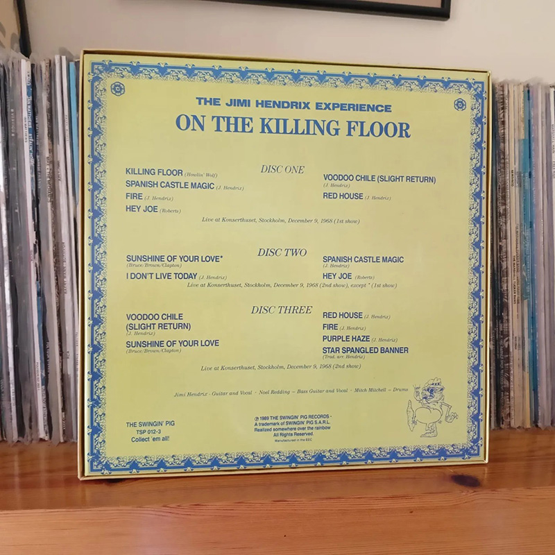 Jimi Hendrix discos piratas bootlegs On the killing