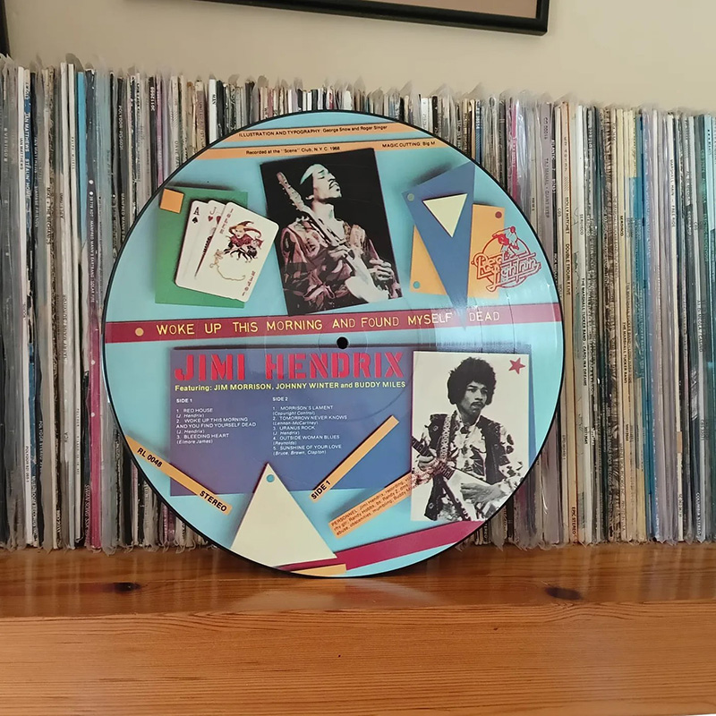 Jimi Hendrix discos piratas bootlegs. Canadian Club