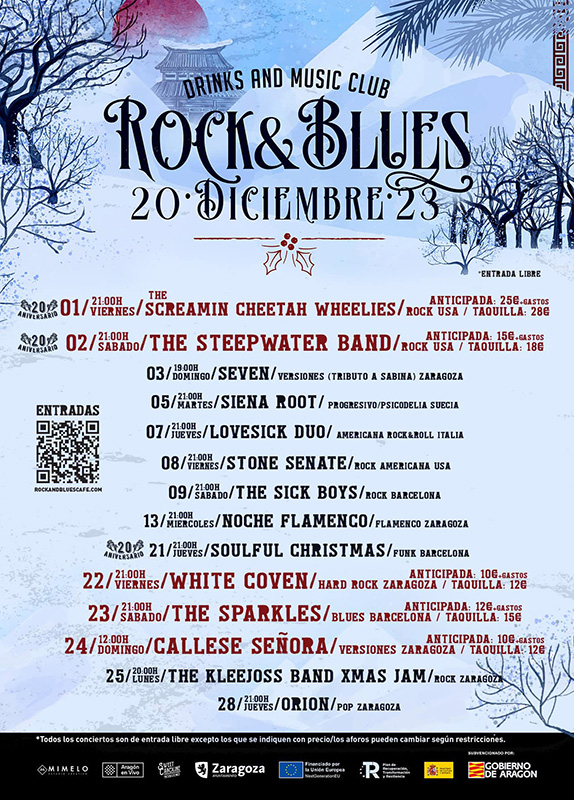 Pablo Cano Patxi Rock and Blues Café Aniversario Zaragoza 2023