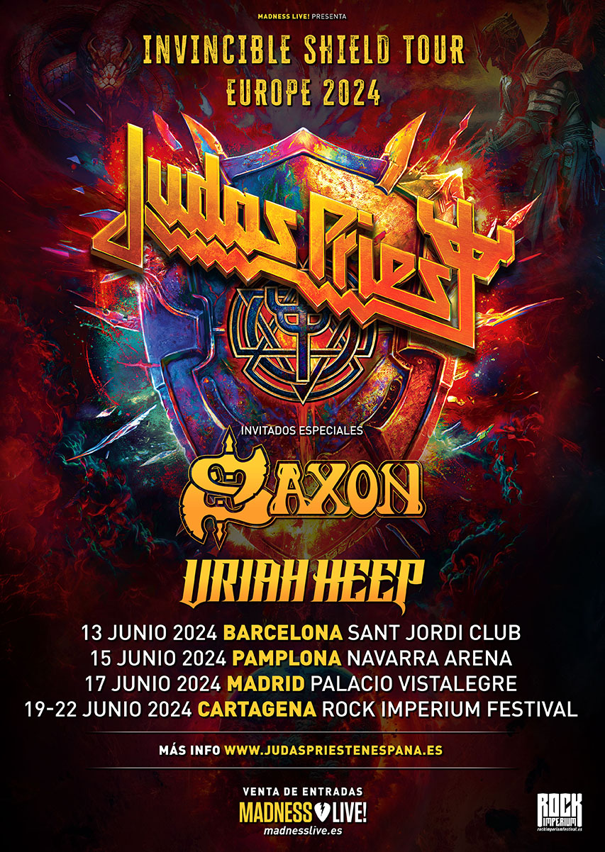 Judas Priest+Saxon+Uriah Heep-España 2024