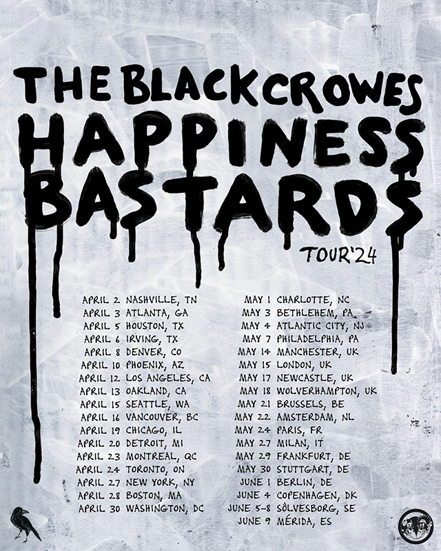 The Black Crowes cierran en Mérida su gira mundial Happiness Bastards el 9 de junio