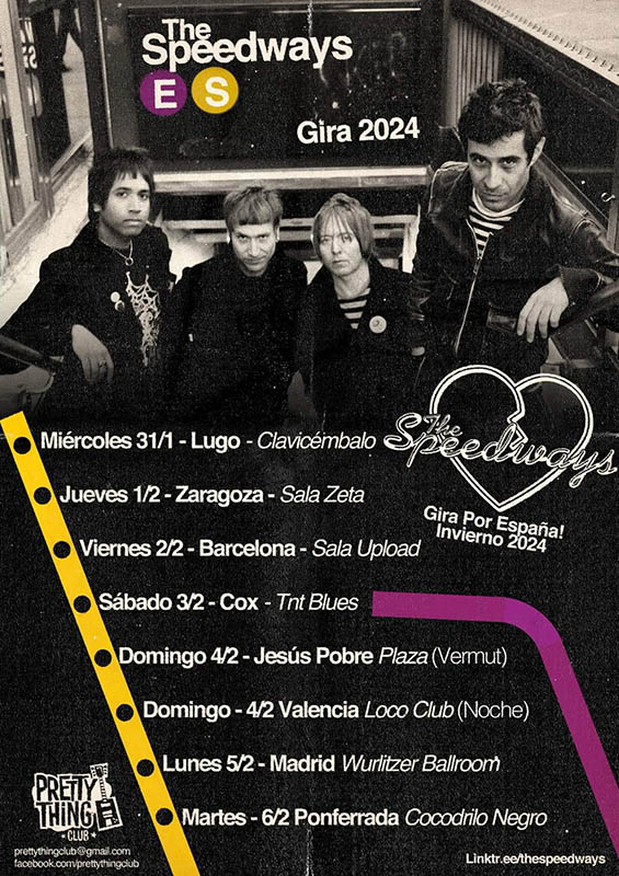 The Speedways gira 2024 Barcelona Upload