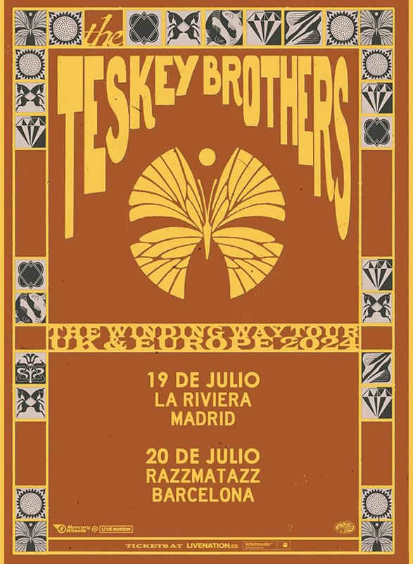 The Teskey Brothers nos visitan por primera vez en julio en Madrid y Barcelona