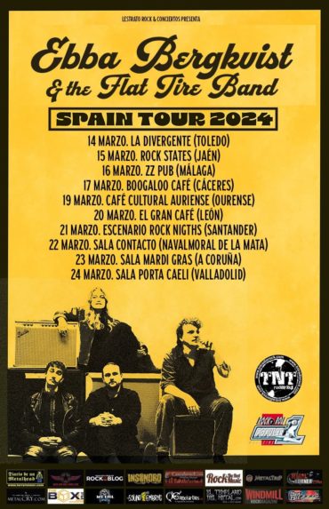 Ebba Bergkvist & The Flat Tire Band Gira España 2024