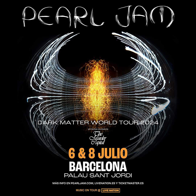 Pearl Jam tocarán en Barcelona el 6 y 8 de julio para presentar su nuevo disco, Dark Matter