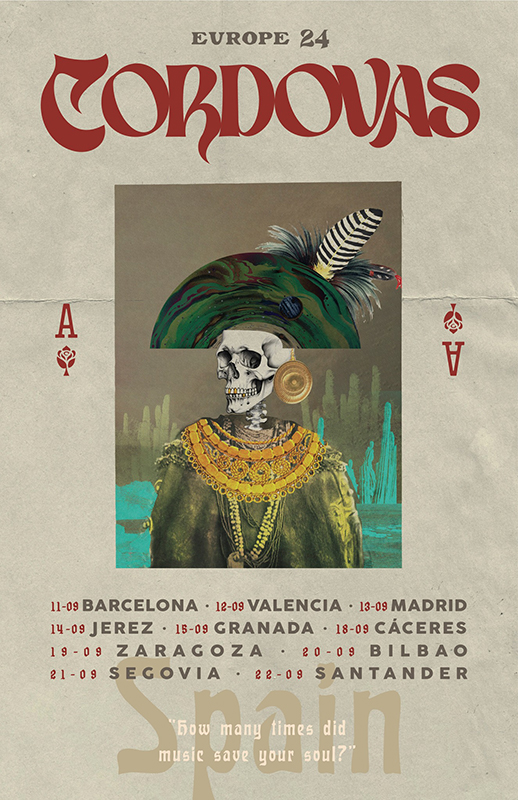 Cordovas giran este septiembre para presentarnos The Rose Of Aces 2024