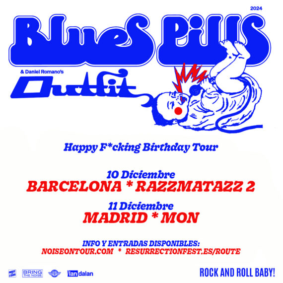 Daniel Romano's Outfit y Blues Pills en Barcelona y Madrid en diciembre