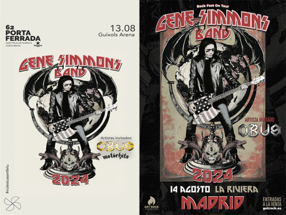 Gene Simmons Band en Barcelona y Madrid 2024