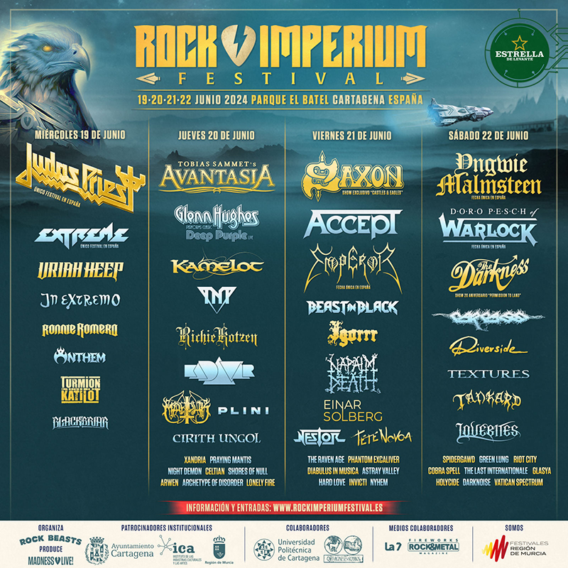 Kadavar uno de los platos fuertes dek Rock Imperium Festival 2024