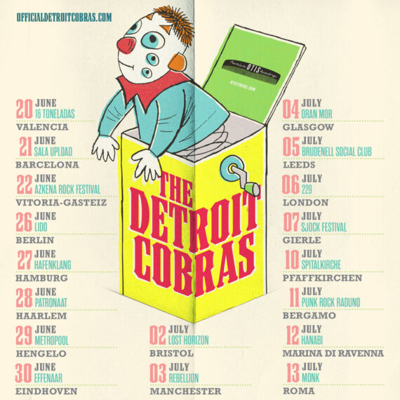 The Detroit Cobras tocarán Valencia, Barcelona y en el Azkena Rock Festival 2024