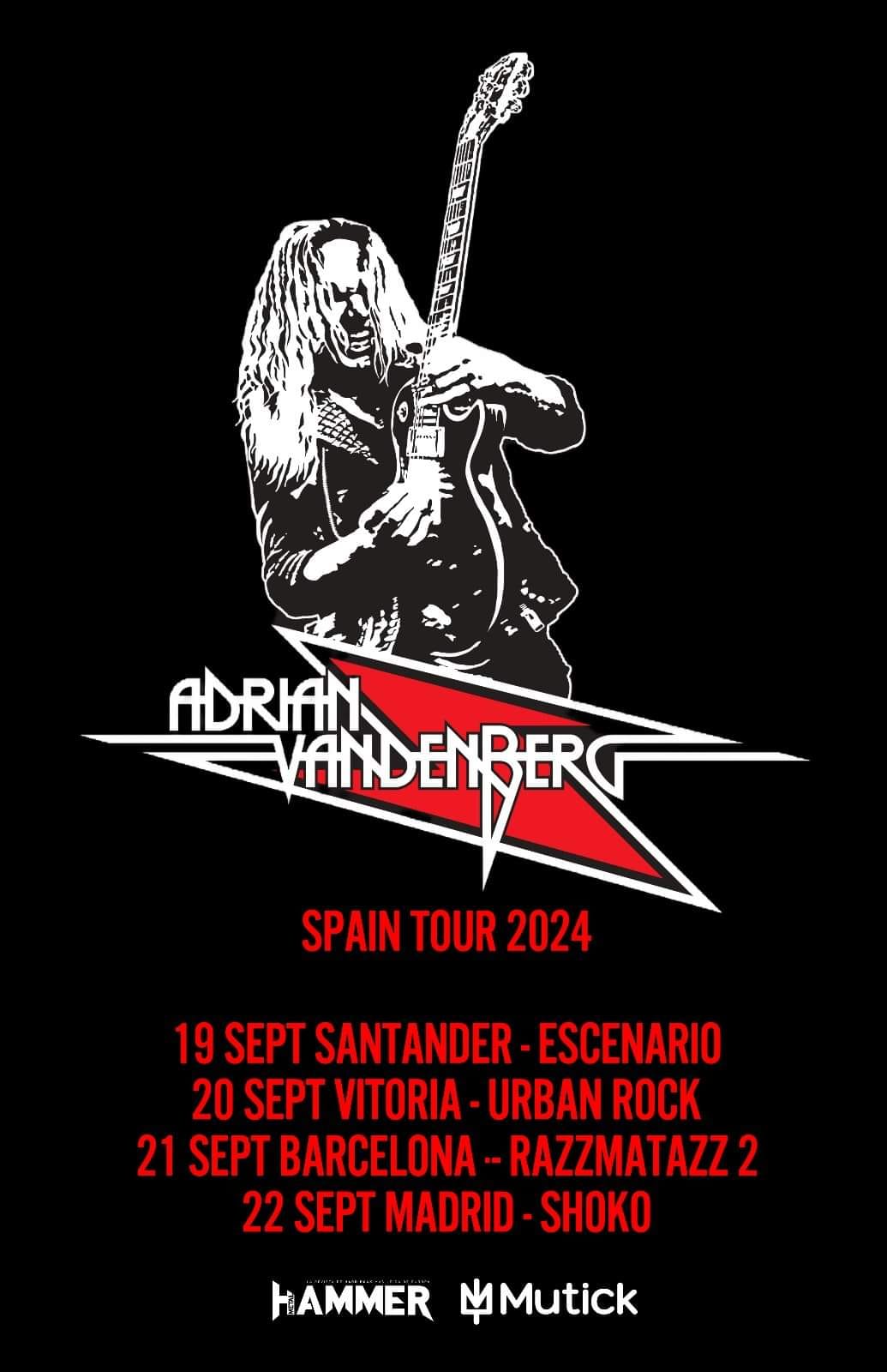 Adrian Vandenberg España 2024