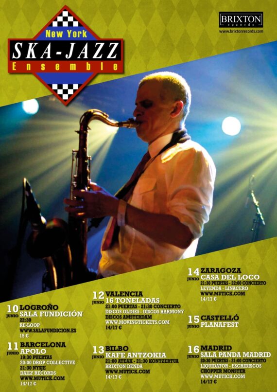 New York Ska-Jazz Ensemble Gira España 2024