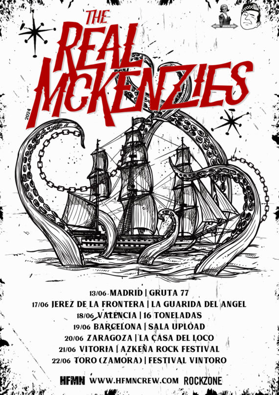 The Real Mckenzies Gira España 2024