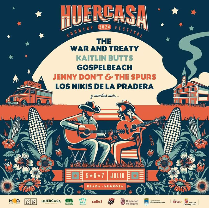 Huercasa Country festival 2024 cartel