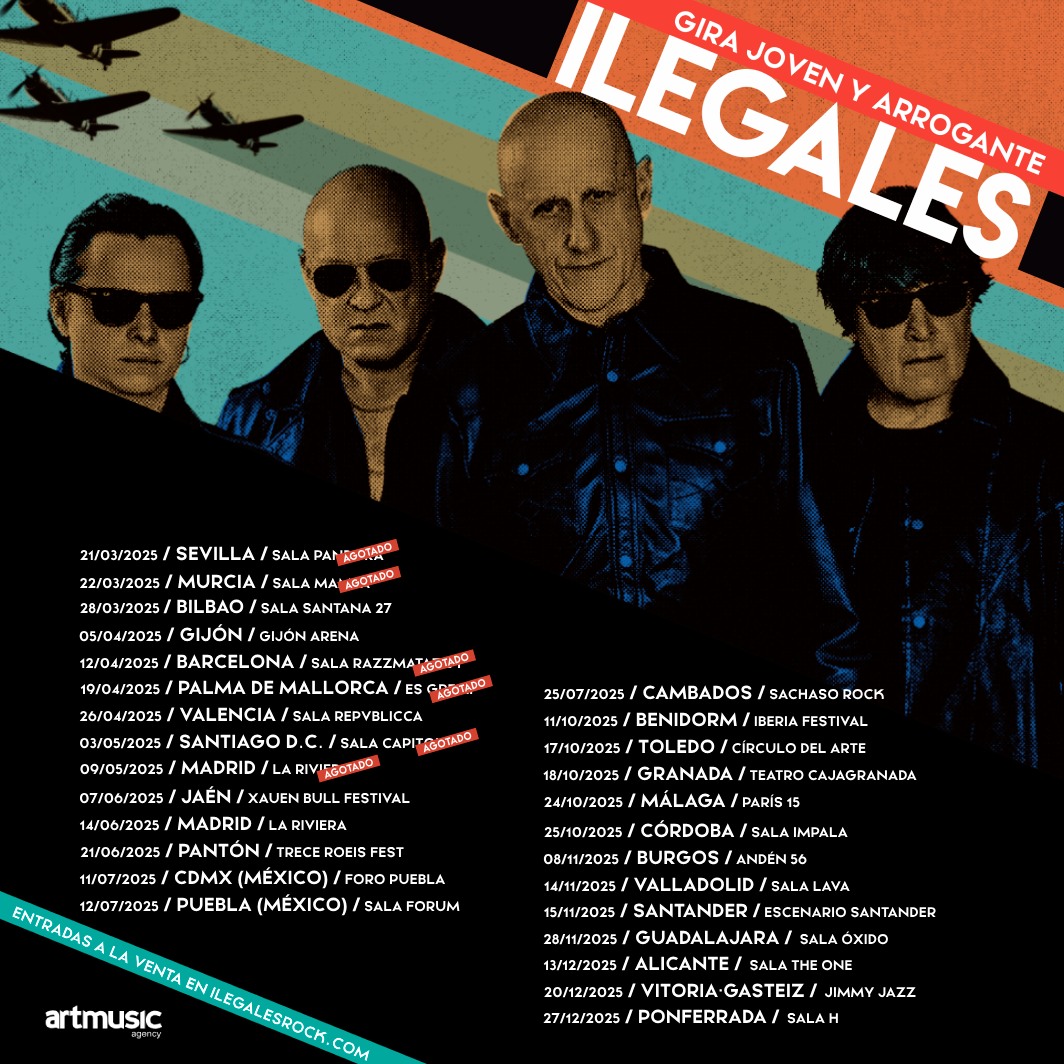 Ilegales-Gira Joven Y Arrogante 2025