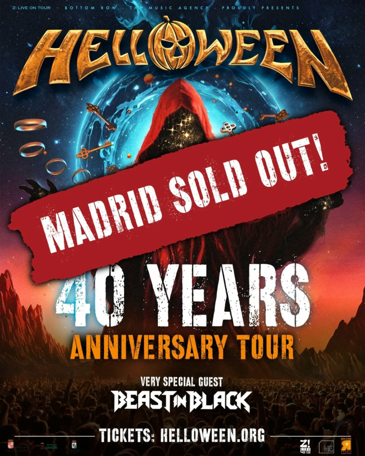 Helloween "40 Years Anniversary Tour" Madrid 2025