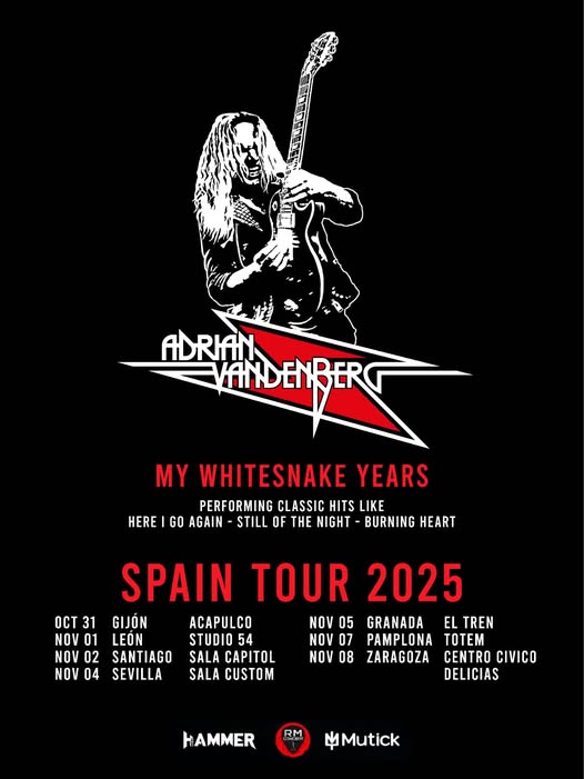 Adrian Vandenberg España 2025