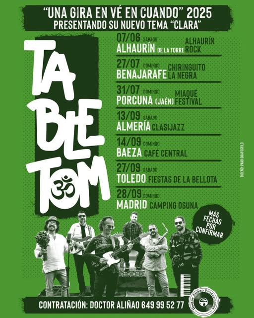 Tabletom "Una Gira En Vé En Cuando 2025"