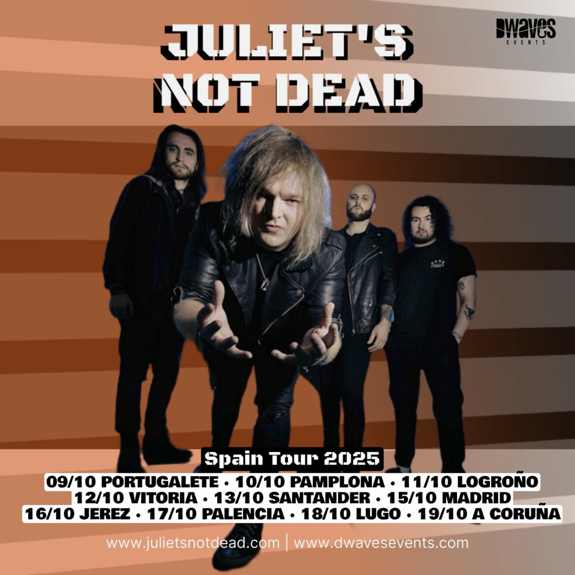 Juliet´s Not Dead nos visitan por primera vez en Octubre - Dirty Rock ...