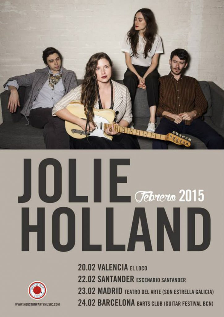 Jolie Holland presenta en España su magnífico disco "Wine Dark Sea" en